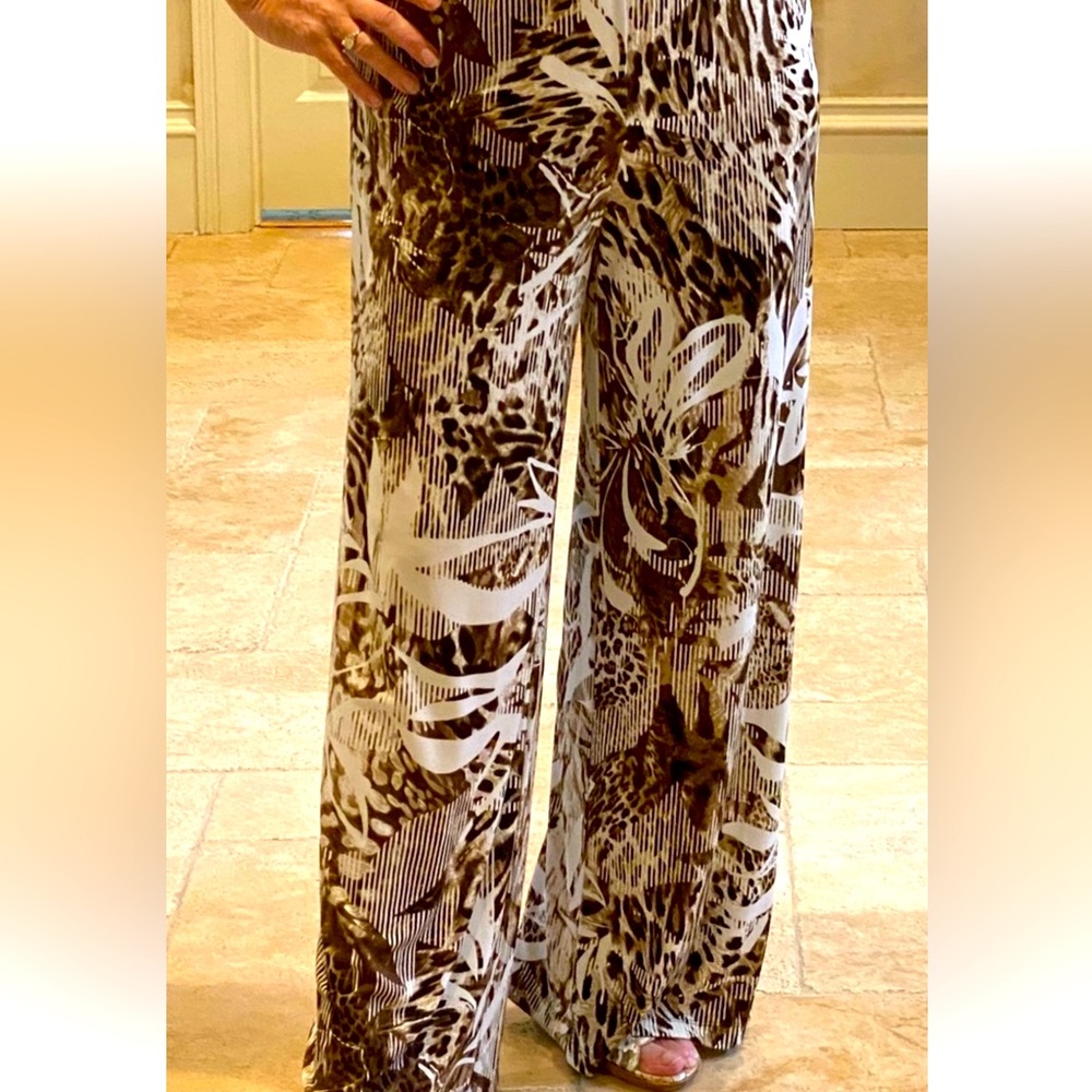 Chicos wide leg palazzo pants, size 1